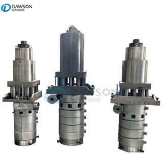 طبقة واحدة من البلاستيك جركن طبل ورقة صنع تراكم نوع 50L 80L البثق ضربة صب آلة الهيدروليكية يموت الرأس