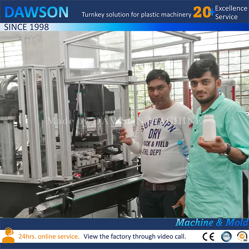 برطمانات جيلي البترول ذات الجدار السميك الموفرة للطاقة معدات الحقن بالنفخ آلات التشكيل بالنفخ بالحقن