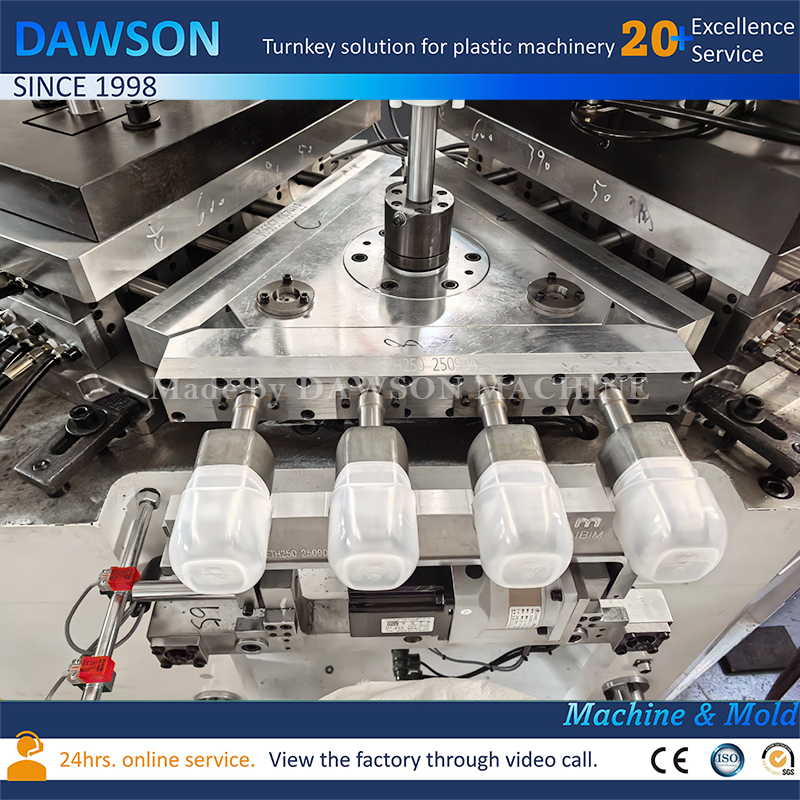 التلقائي بالكامل كامد الأبيض الفازلين الجرار حقن ضربة صب ماكينة حقن ضربة صب نظام