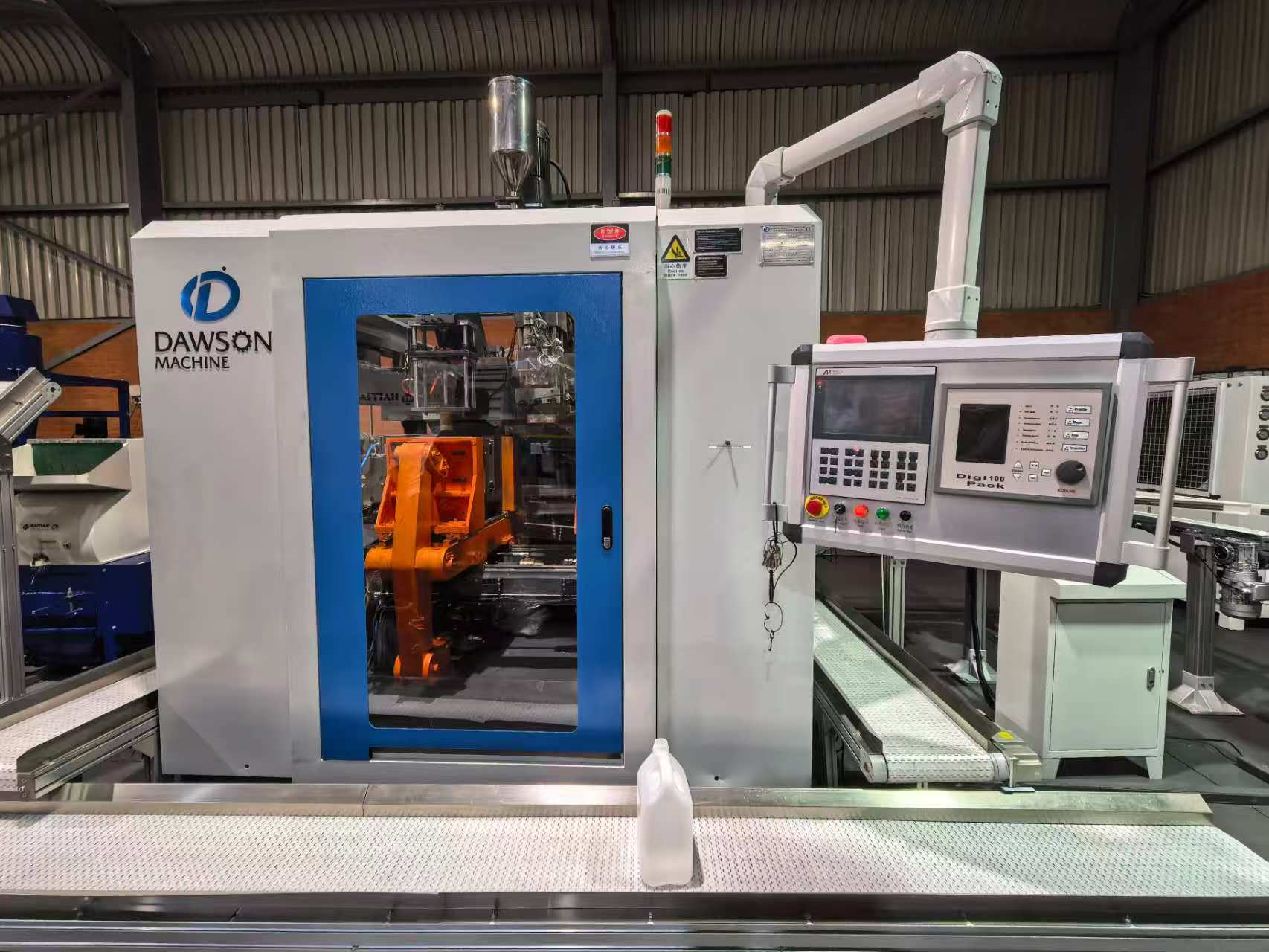 شراء عميل جنوب إفريقيا لآلة صب النزول لدينا