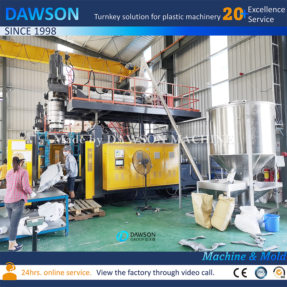 DSB100/110/120 HDPE Pontoon Modular Fladulate Platform Dock Dock Floater Blow Tabling Machine