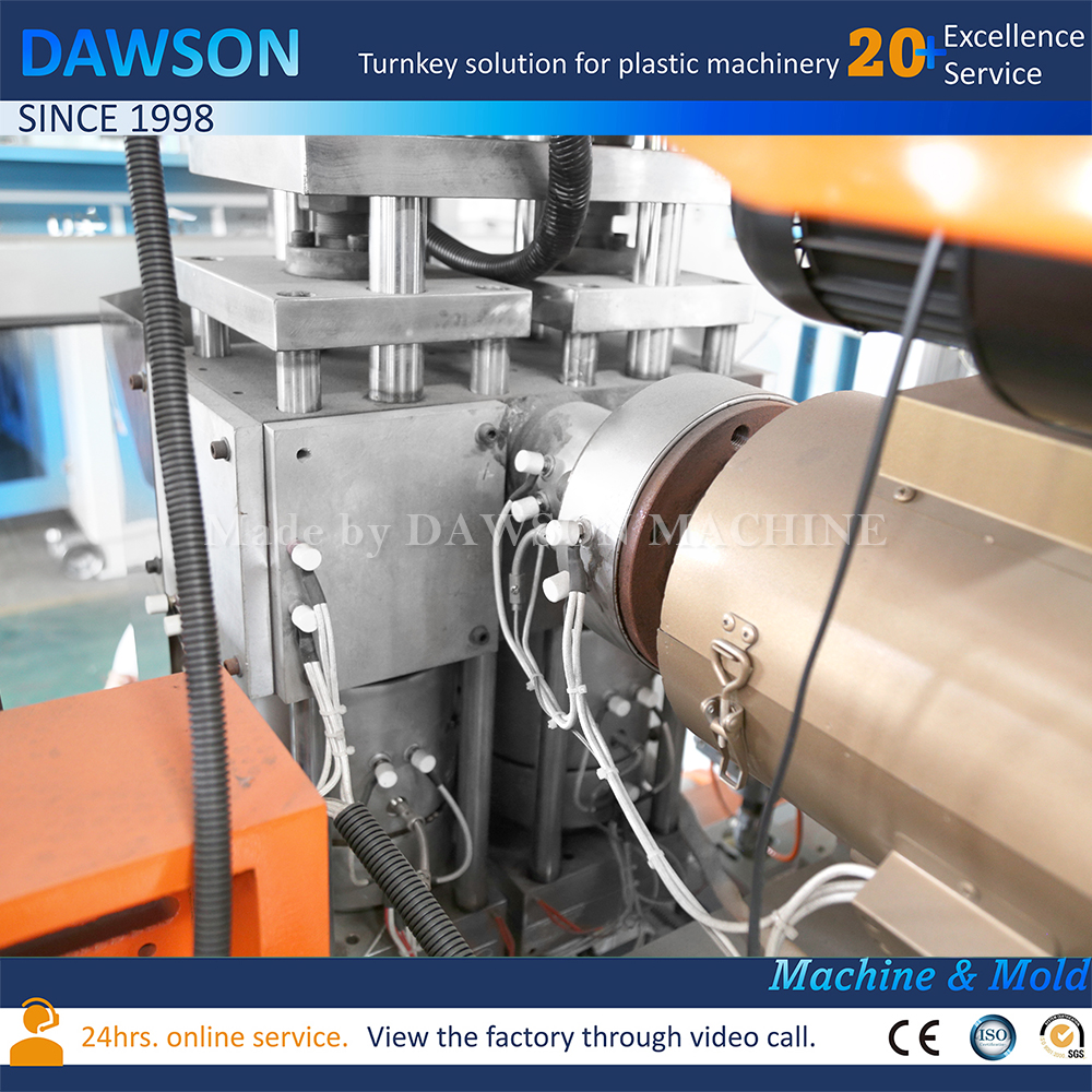 ماكينة تصنيع حاويات HDPE الكهربائية بالكامل ماكينة صنع زجاجات المنظفات 1L 5L