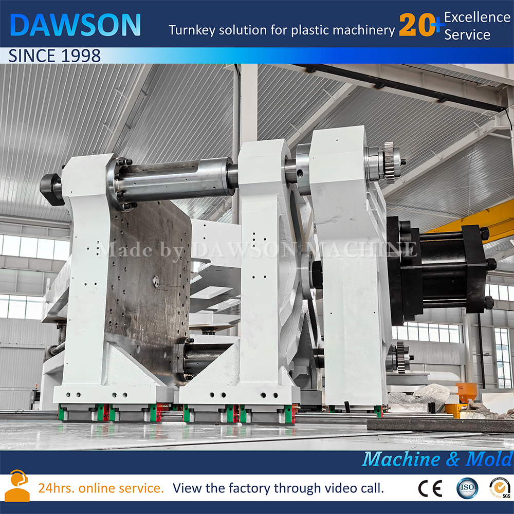 آلة تشكيل مقعد المرحاض بستة قوالب عالية السرعة، آلة التشكيل بالنفخ الدوارة