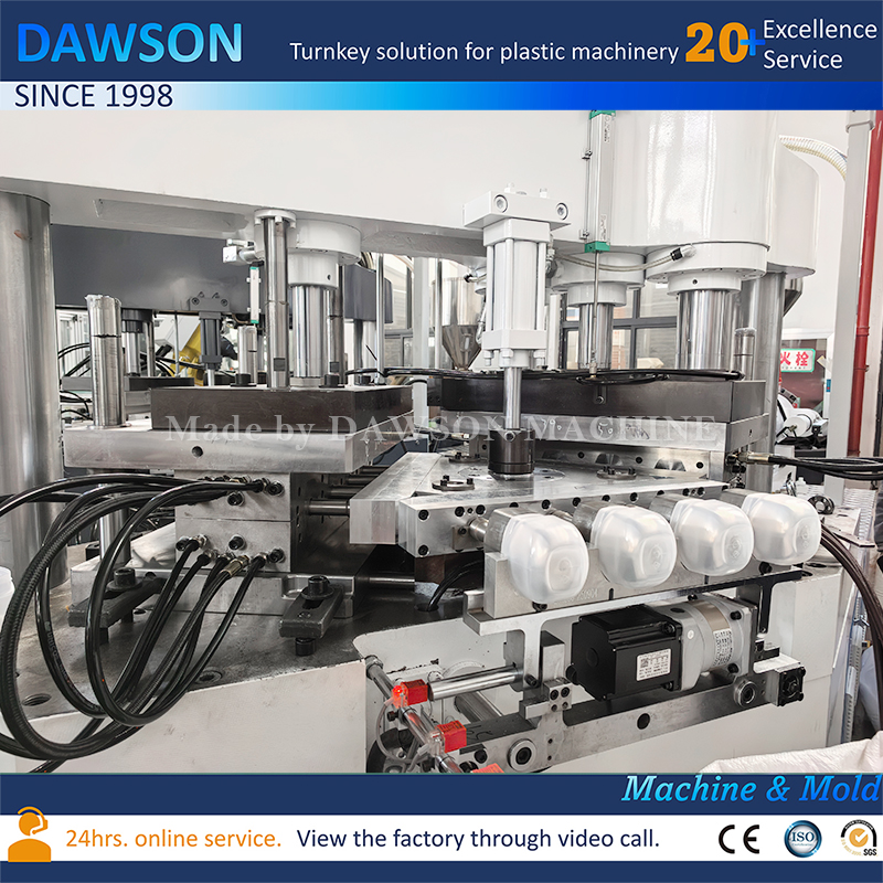 دائم HDPE / PP هلام البترول الجرار FDA الصف حقن ضربة صب الآلة 