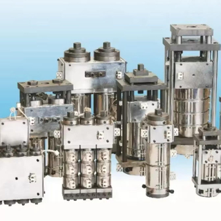 ماكينة تعبئة وتغليف نظام رأس القالب ملحقات ماكينات نفخ القوالب