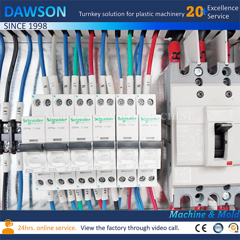 آلات تصنيع الجرار البلاستيكية ذات التحكم PLC عالية السرعة بأحجام مختلفة آلة نفخ وحقن فازلين الجرار