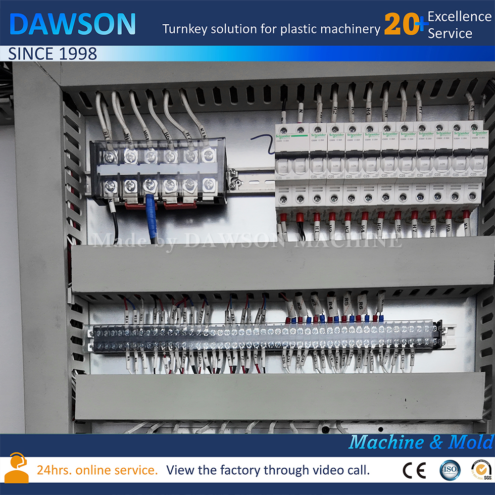 ماكينة تصنيع الزجاجات الأوتوماتيكية 1L 2L 3L 5L HDPE آلات نفخ القوالب ذات الفم الواسع