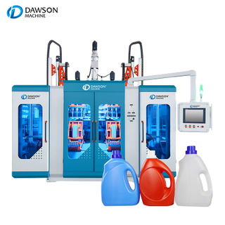 ماكينة تصنيع حاويات HDPE الكهربائية بالكامل ماكينة صنع زجاجات المنظفات 1L 5L