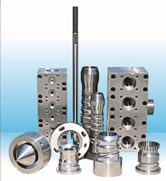 ماكينة تعبئة وتغليف نظام رأس القالب ملحقات ماكينات نفخ القوالب