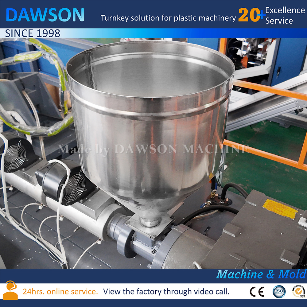 آلة نفخ كريم الوجه HDPE PP ذات الفم الواسع معدات إنتاج حاوية كريم الشعر 