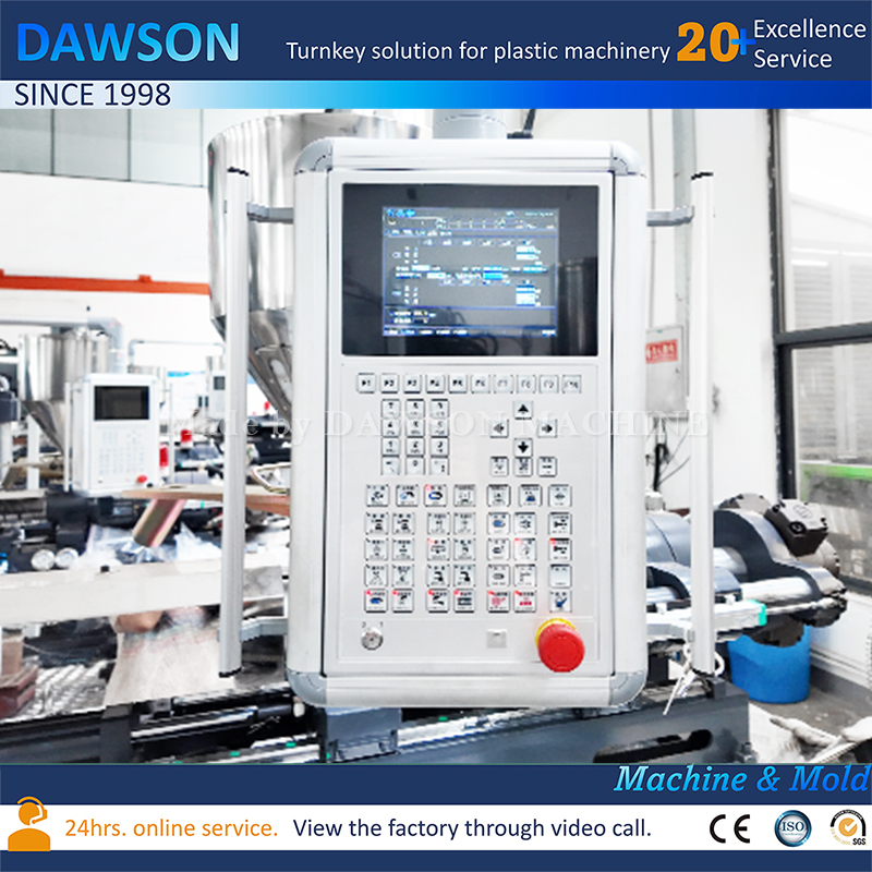 آلات تصنيع الجرار البلاستيكية ذات التحكم PLC عالية السرعة بأحجام مختلفة آلة نفخ وحقن فازلين الجرار