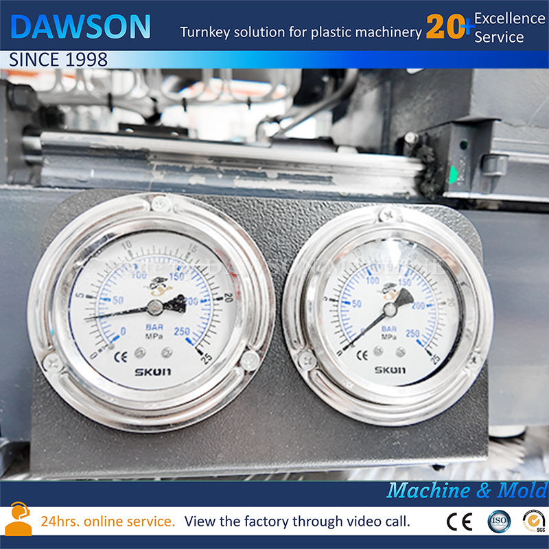 آلة نفخ وحقن جرة قابلة للتخصيص من 15 مل إلى 300 م لجرار الفازلين PETG الشفاف