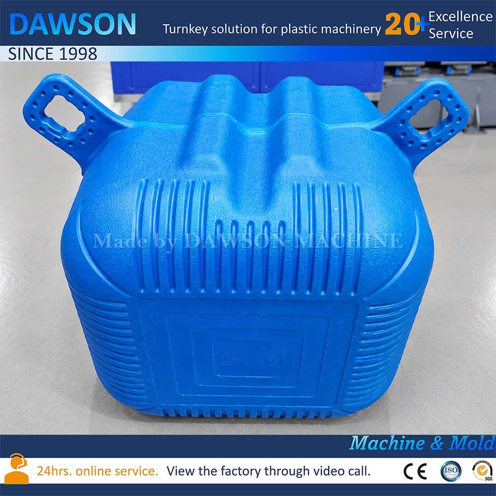 ماكينة صنع الحوض العائم البلاستيكي الأوتوماتيكي معدات نفخ HDPE لإنتاج المكعب العائم والاستخدام التجاري