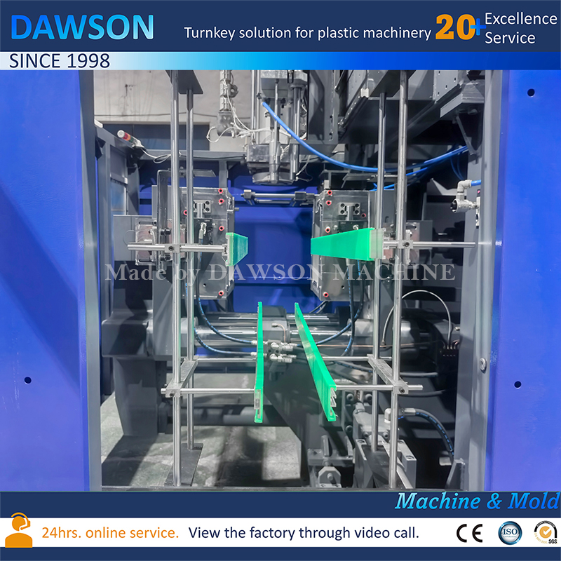 آلة التشكيل بالنفخ والبثق DSB80-30L ذات الدقة العالية لطبل الزيت البلاستيكي HDPE 30L