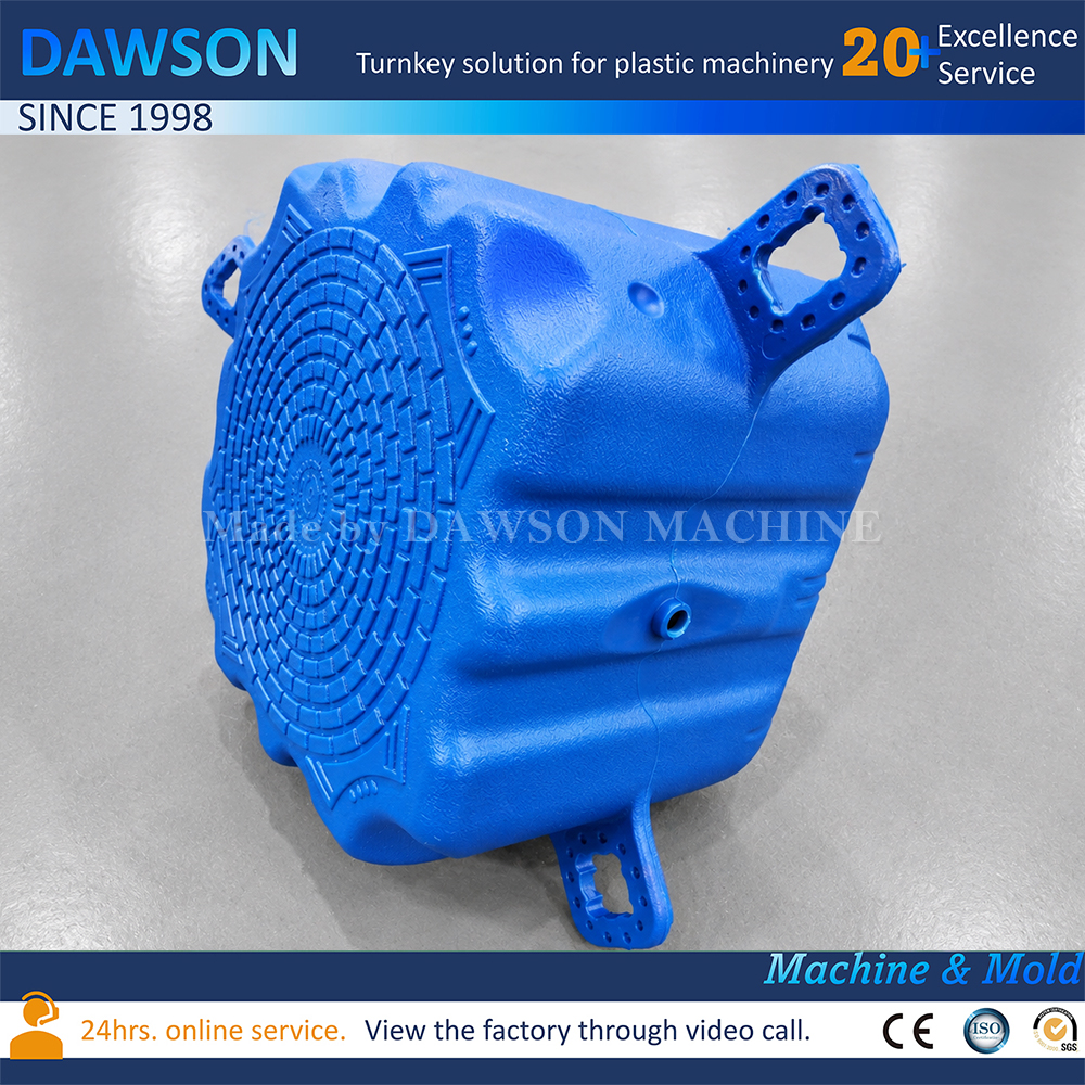 ماكينة تصنيع المكعب العائم HDPE الأوتوماتيكية معدات قذف النفخ للمنتجات البلاستيكية والعوامة البحرية