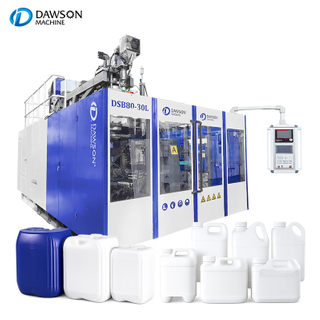 تخصيص DSB80-30L جيري يمكن نفخ آلة معدات الحاويات البلاستيكية HDPE لتغليف السوائل الصناعية