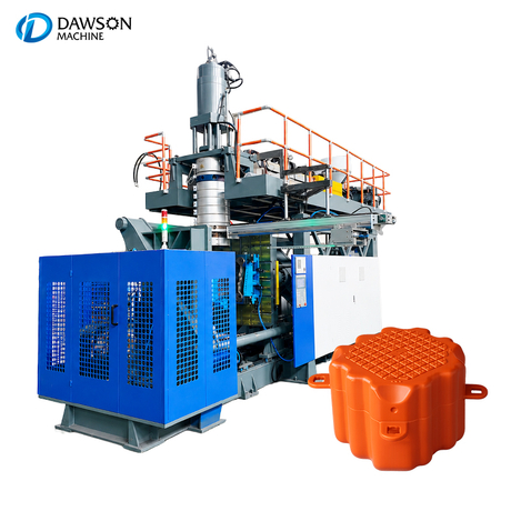 ماكينة تصنيع قوالب النفخ العائمة البلاستيكية HDPE لإنتاج عوامات المكعب العائم وتصنيع منصات المياه