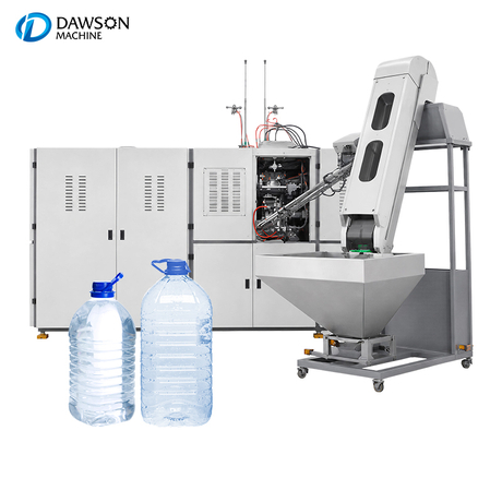 شاشة تعمل باللمس HMI 1500BPH 3 جالون زجاجات مياه الشرب PET آلة التشكيل بالنفخ لخط تعبئة مياه الشرب