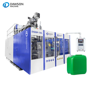 آلة التشكيل بالنفخ والبثق DSB80-30L القابلة للتخصيص للحاويات البلاستيكية HDPE سعة 10-30 لتر